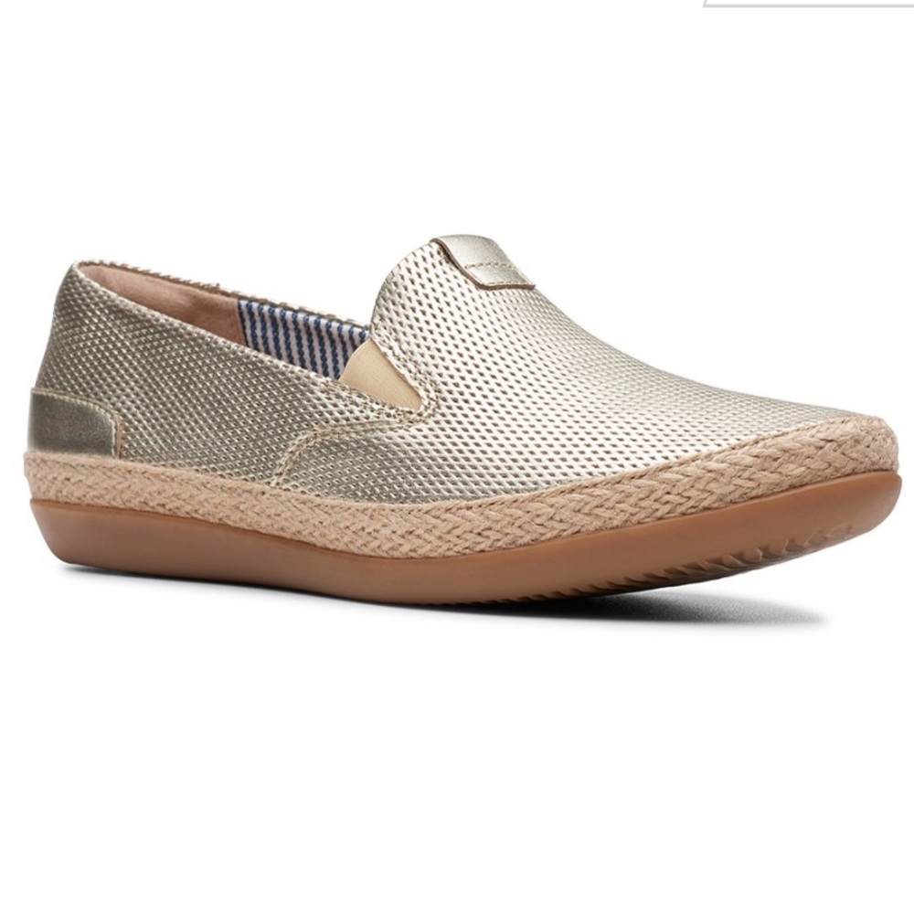 Clarks Slip on Espadrille Loafer